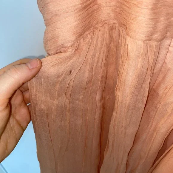 J Crew Nadia Strapless Silk Dress - Pink, Sz 2 - Picture 5 of 5